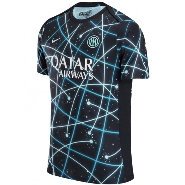 Inter milan maillot d'entraînement de football pour adulte uniforme de football pour homme noir et bleu tenue de sport haut chemise 2025-2026